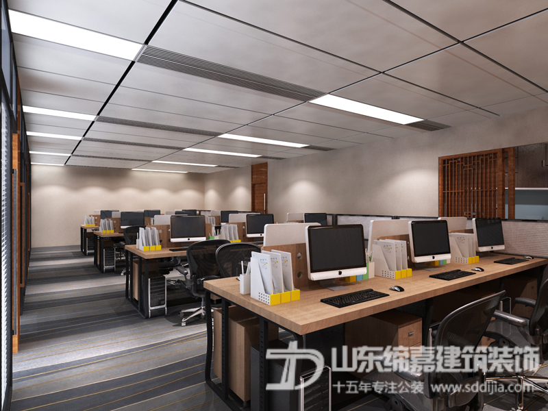 濟南辦公室裝修的實用隔斷方法，如何有效利用空間